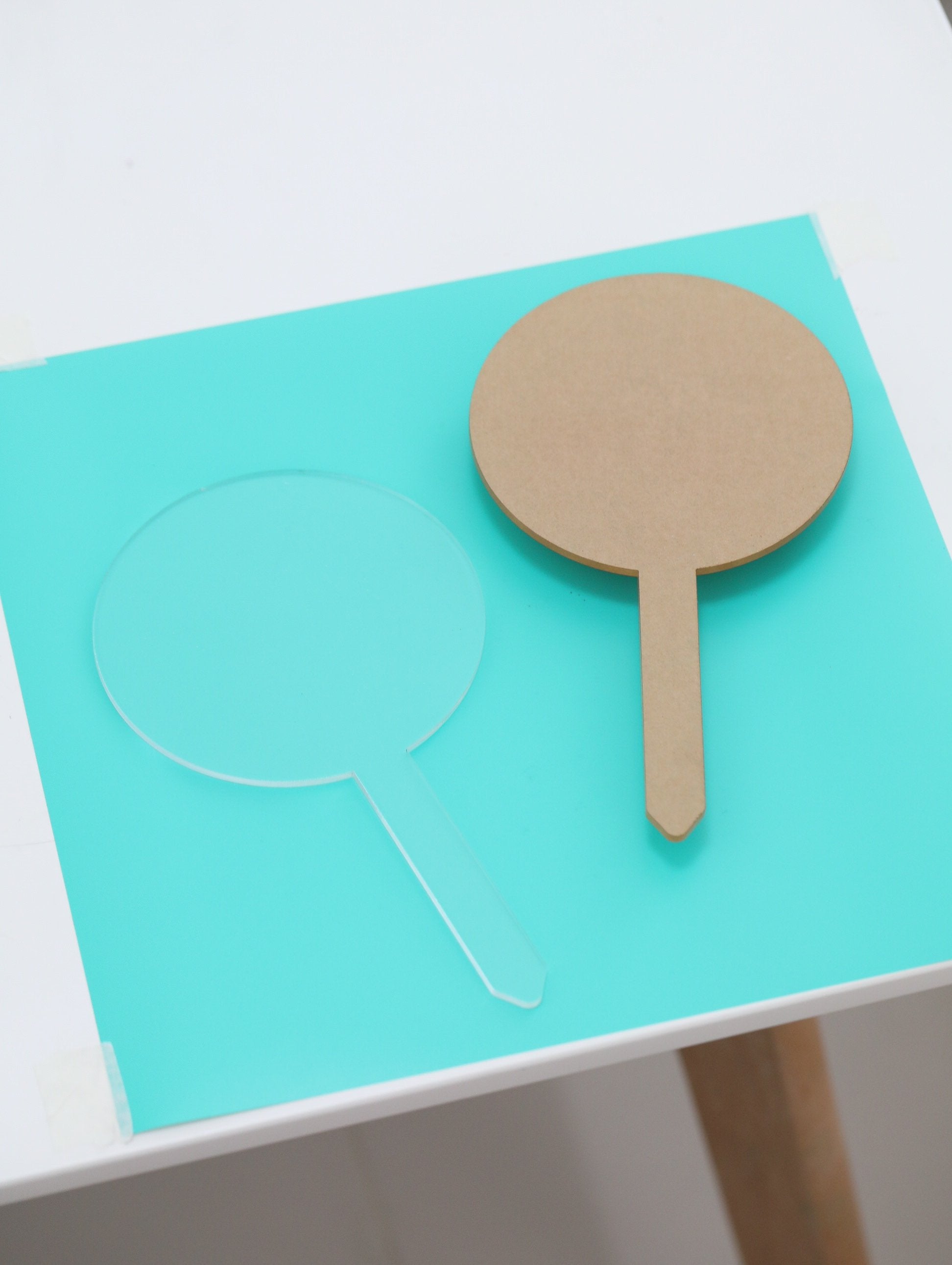 Blank Clear Acrylic Circle Cake Topper (5 inch)--GooglyGooeys | Cricut | Arts Craft and DIY Store based in the Philippines