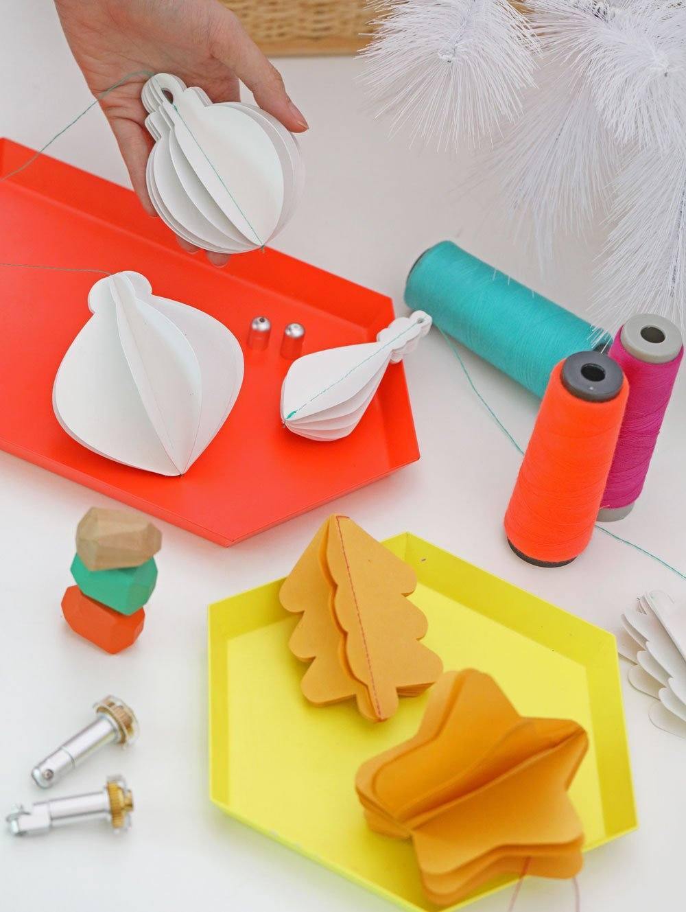 Free Printable & Cut File: Christmas Ornaments