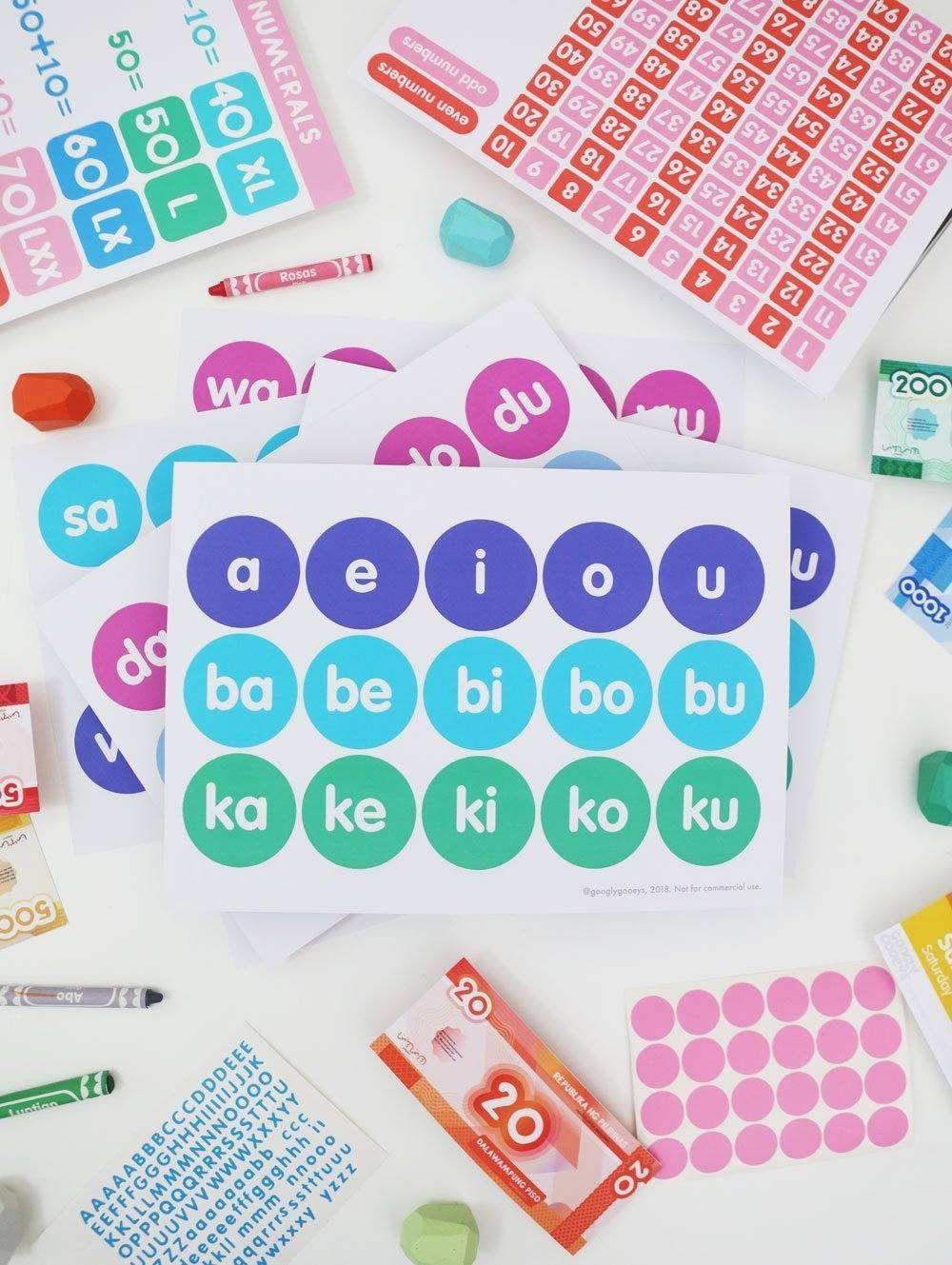 Free Printable: Filipino Syllables