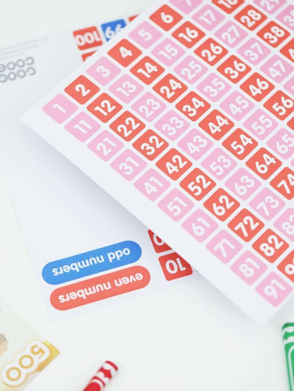 Free Printable: Odd and Even Numbers