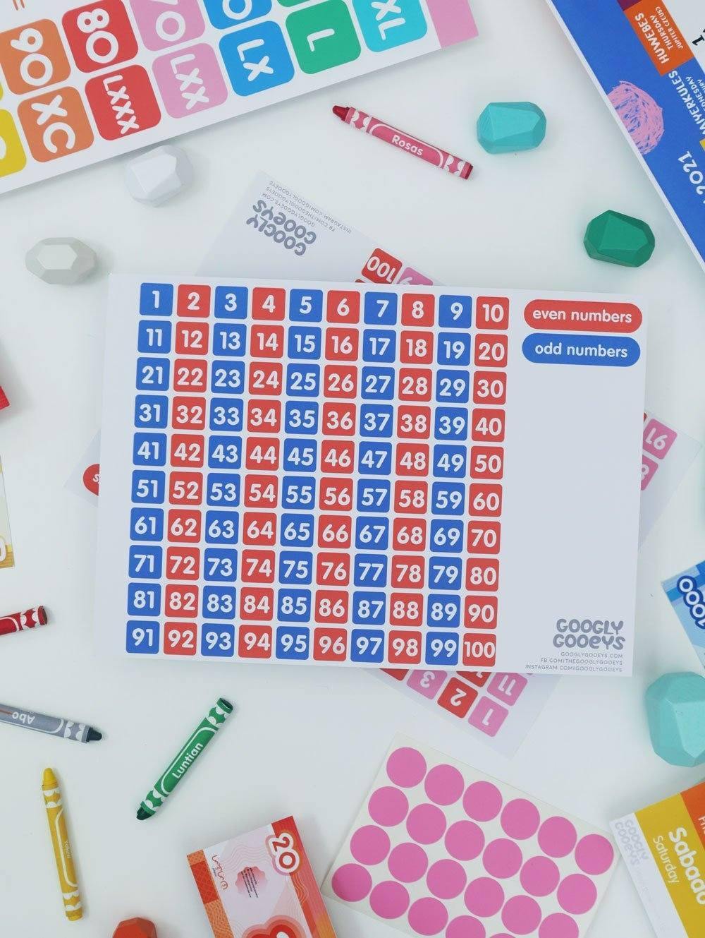 Free Printable: Odd and Even Numbers
