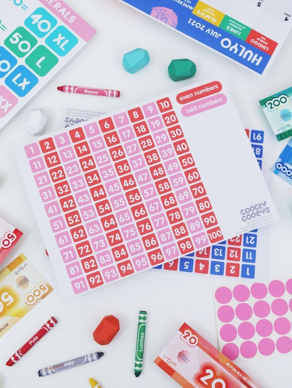 Free Printable: Odd and Even Numbers