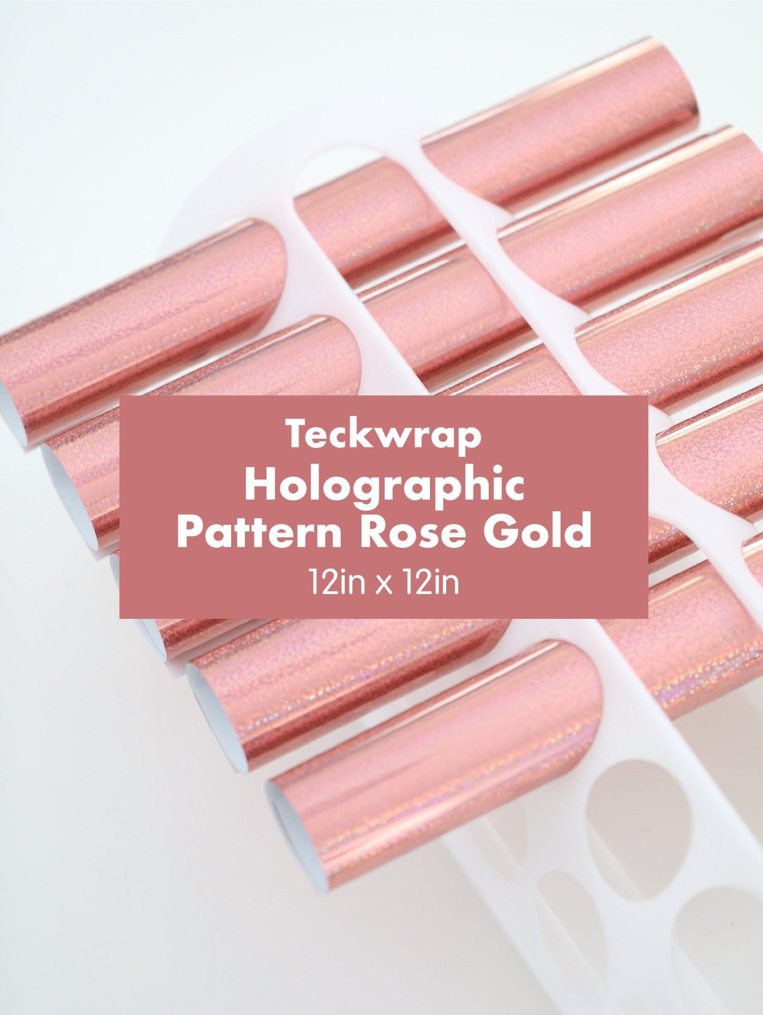 Teckwrap Holographic Pattern Adhesive Vinyl Stickers (12x12)