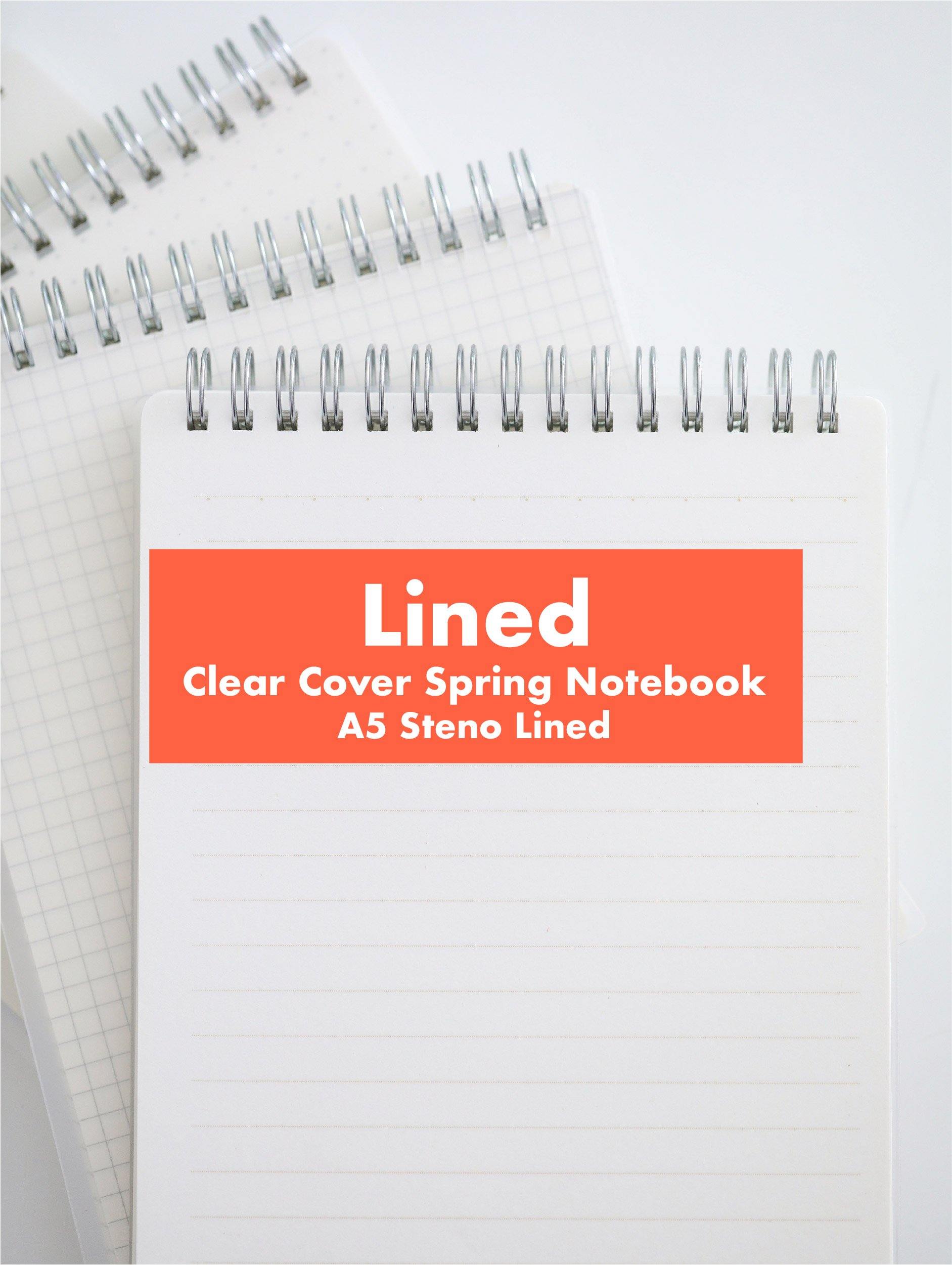 Googly Gooeys Clear Cover Spring Notebook (A5)-Notebooks-GooglyGooeys | Cricut | Arts Craft and DIY Store based in the Philippines