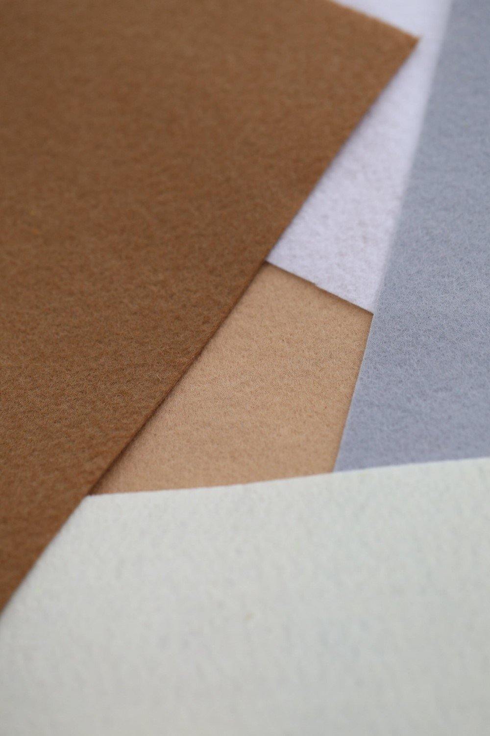 GooglyGooeys Neutral | Hard Felt Cloth Fabric-Felt-GooglyGooeys | Cricut | Arts Craft and DIY Store based in the Philippines