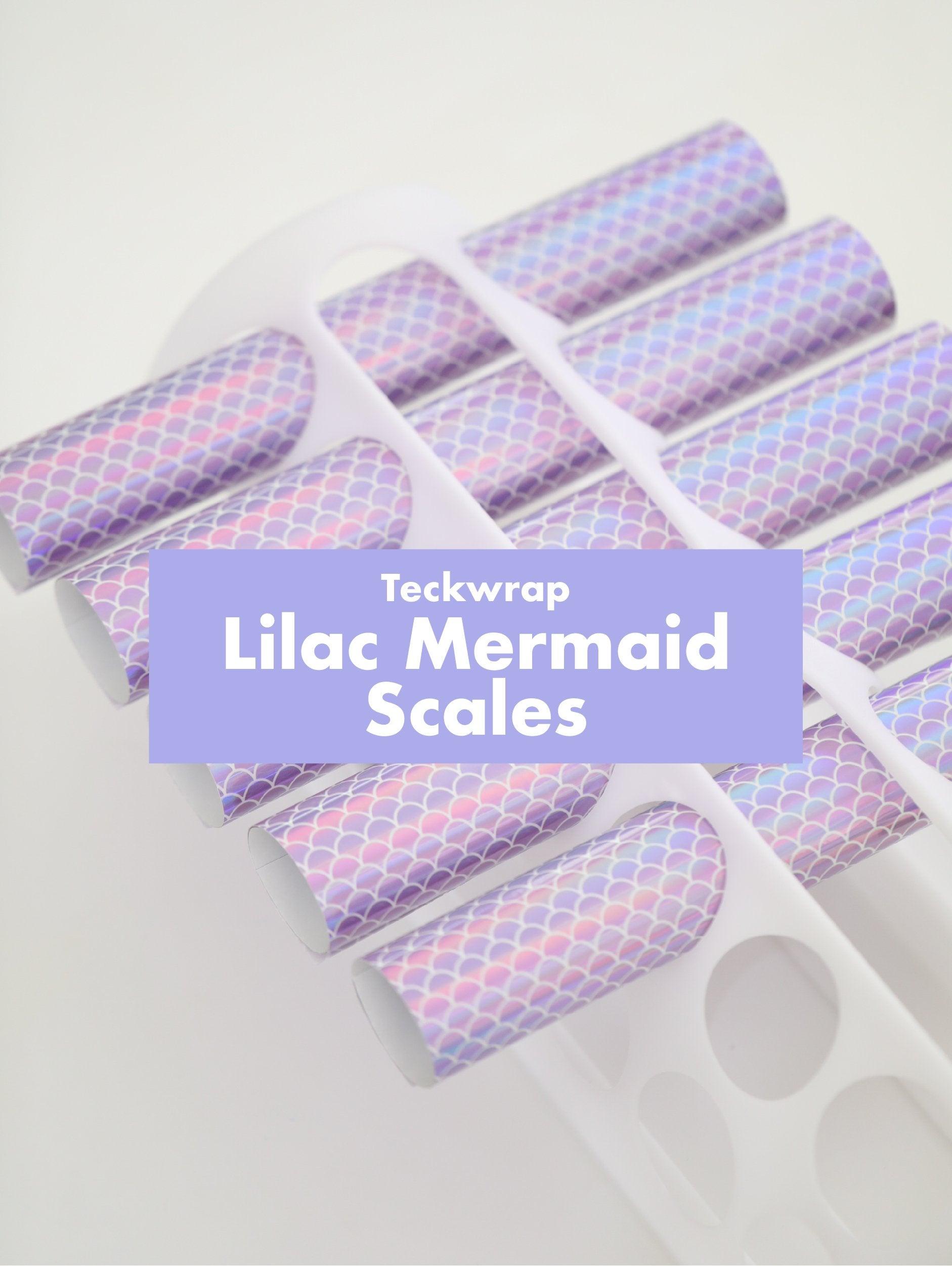 Teckwrap Holographic Pattern Adhesive Vinyl Stickers (12x12)