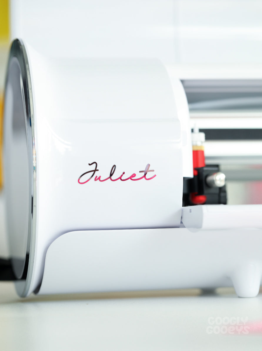 Siser Juliet 30cm High Definition Cutter: Print to Cut Feature with the use of Siser 45° Blade on 230gsm Glossy Photo Paper and Printable Holographic Sticker Paper