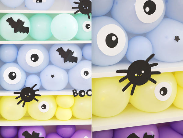 Halloween Googly Eyes + DIY Balloon Wall (Free Printable)