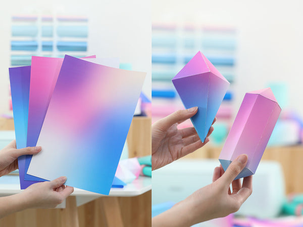Unicorn Gradient Paper Gems (Free Printable)