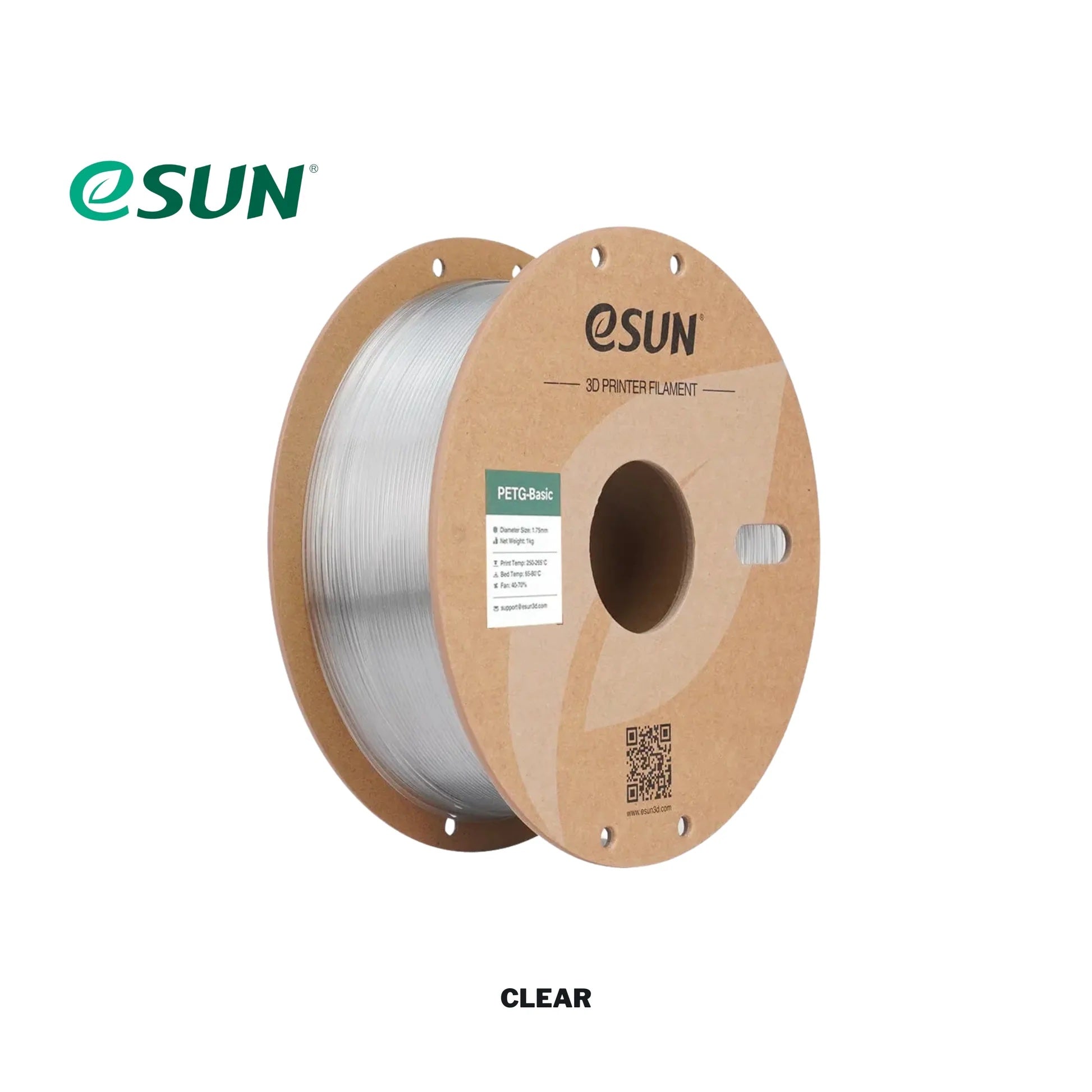 eSUN PETG Basic Filament compatible with Creality K2 Plus Combo, Bambu Lab, Hi Combi | 1.75mm Dimensional Accuracy +/- 0.03mm
