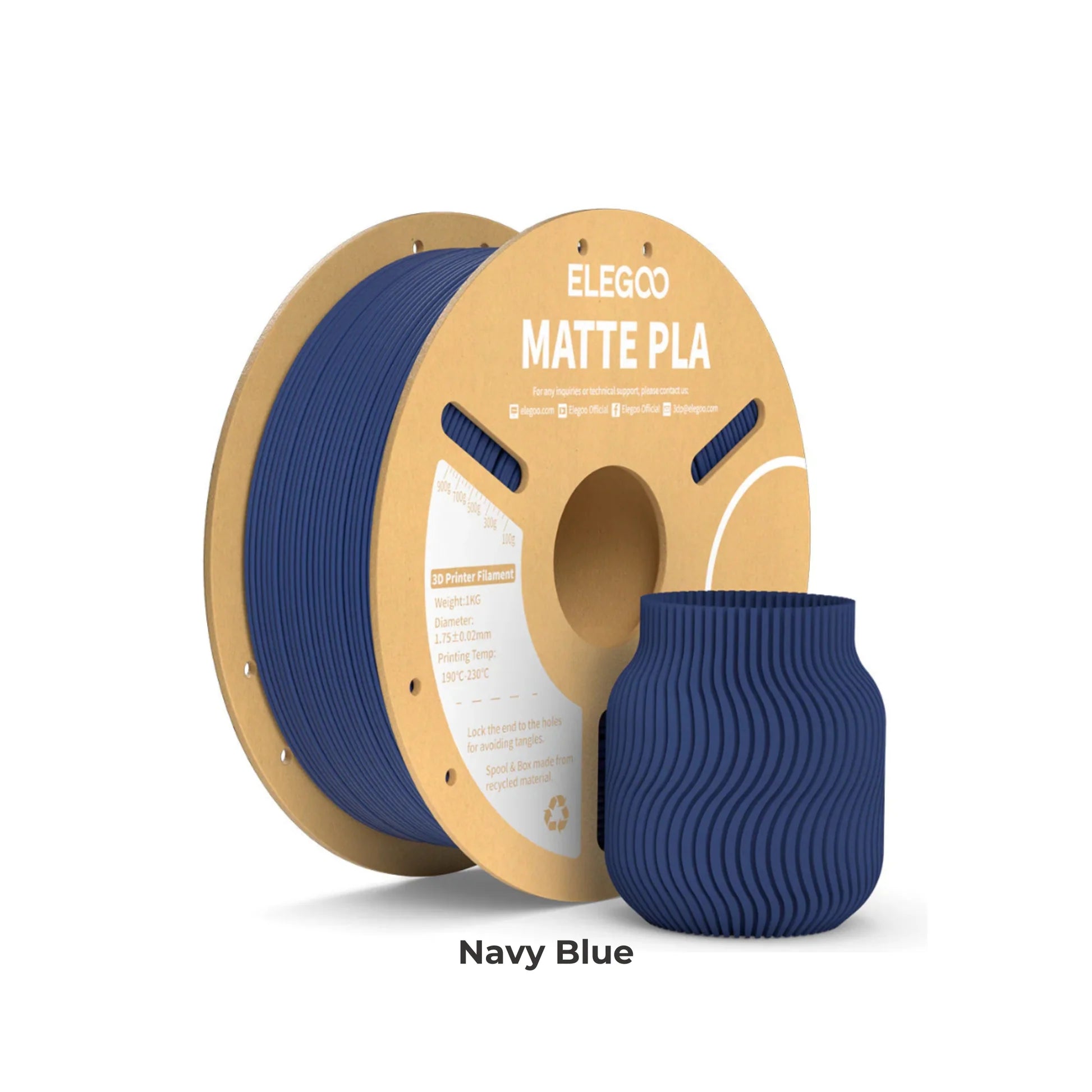 Elegoo PLA Matte Filament Polymaker Panchroma Satin PLA Filament compatible with Creality K2 Plus Combo, Bambu Lab, Hi Combo | Dimensional Accuracy +/- 0.02 mm, Compatible with Most FDM Printer