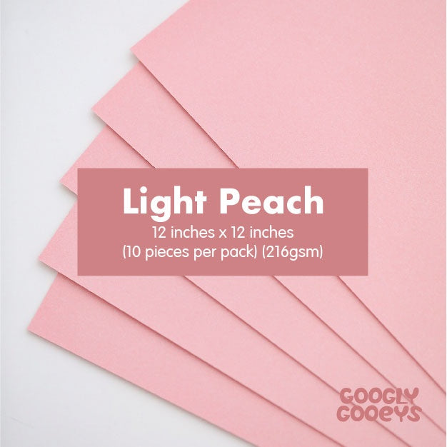Smooth Pastel Cardstock (12x 12 inch) | for Cake Toppers Wedding Invitation Card