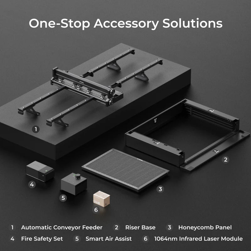xTool Enclosed Diode Laser Bundle Kit | 20w, 40w