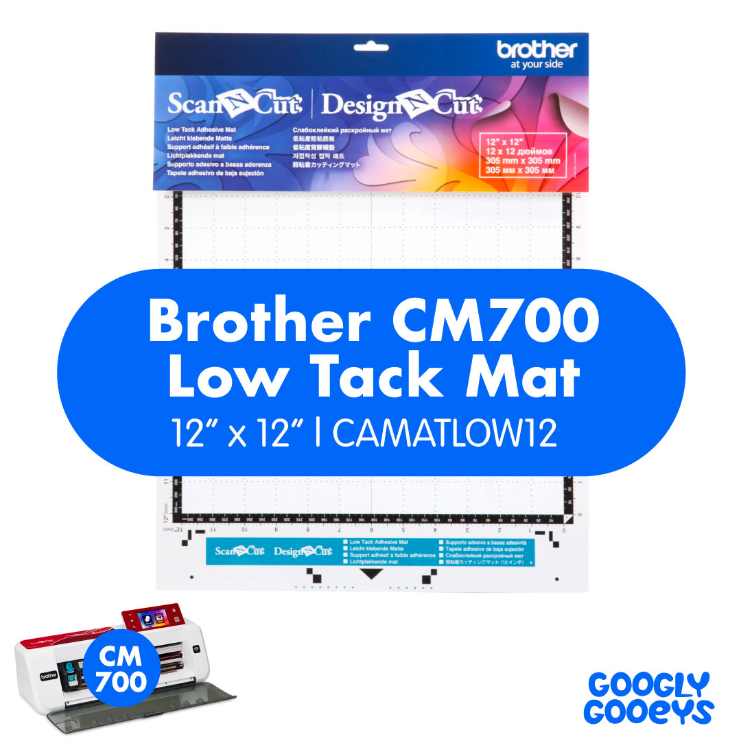 Brother CM700 CM 700 Low Tack Adhesive Mat | CAMATLOW12 12x12in and CAMATLOW24 12x24in