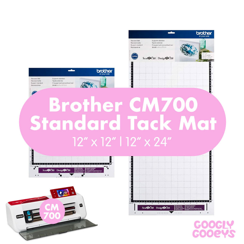 Brother CM700 CM 700 Standard Tack Adhesive Mat | 12x12in CAMATSTD12 and 12 x 24 CAMATSTD24
