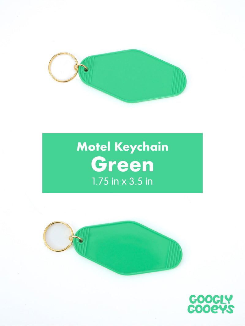 Motel Keychain | Customize DIY Arts Craft Material Souvenir