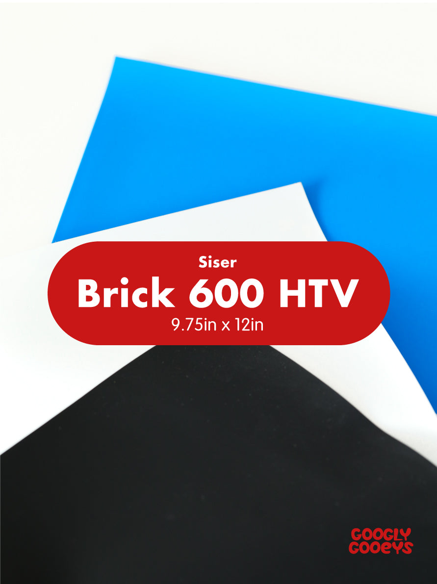 Siser Brick 600 Heat Transfer Vinyl (HTV)  Iron-On for Shirts Bags Caps |  9.75in x 12in