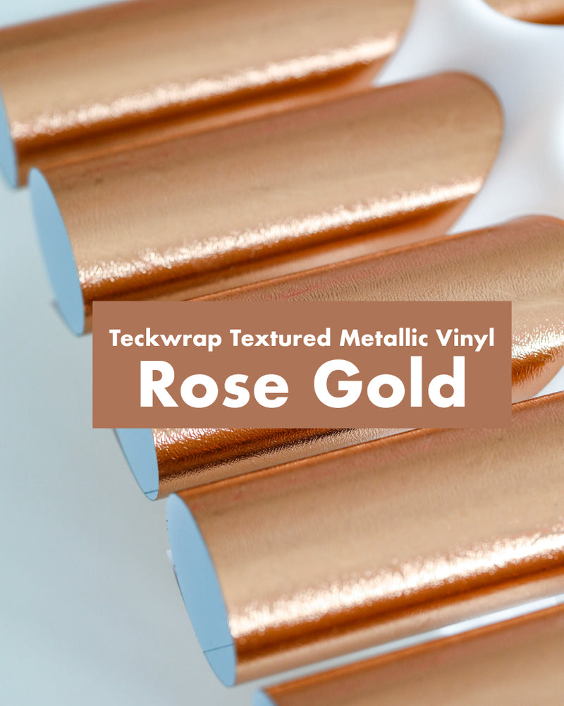 Teckwrap Textured Metallic Adhesive Vinyl Stickers 12 x 12 inches