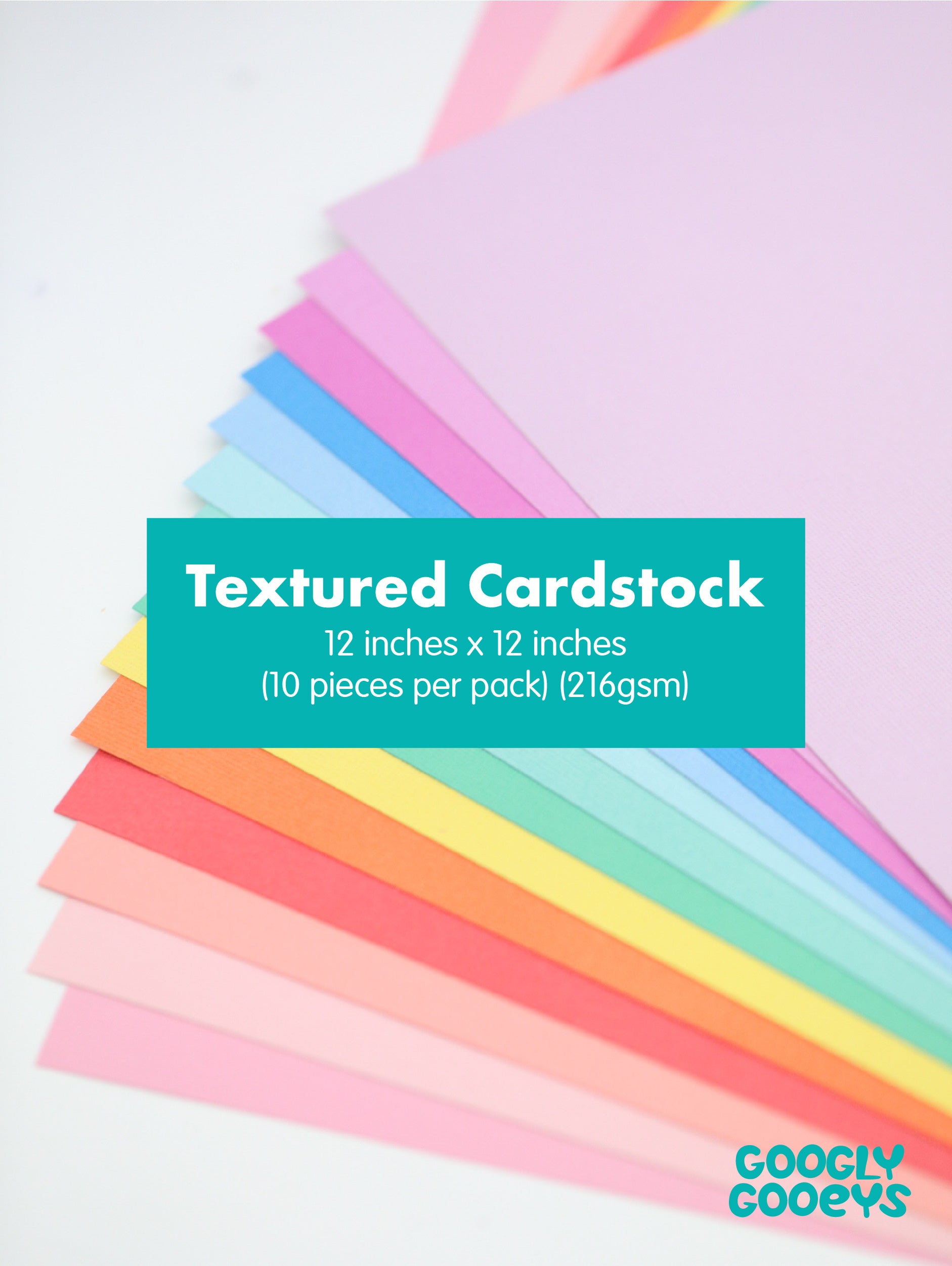 Assorted Textured Cardstock | Paper Crafts | DIY Decors | 12x12 inches