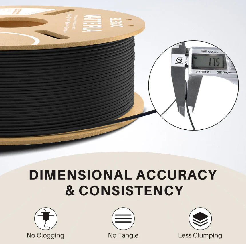 Elegoo PLA Matte Filament Polymaker Panchroma Satin PLA Filament compatible with Creality K2 Plus Combo, Bambu Lab, Hi Combo | Dimensional Accuracy +/- 0.02 mm, Compatible with Most FDM Printer