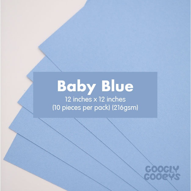 Smooth Pastel Cardstock (12x 12 inch) | for Cake Toppers Wedding Invitation Card
