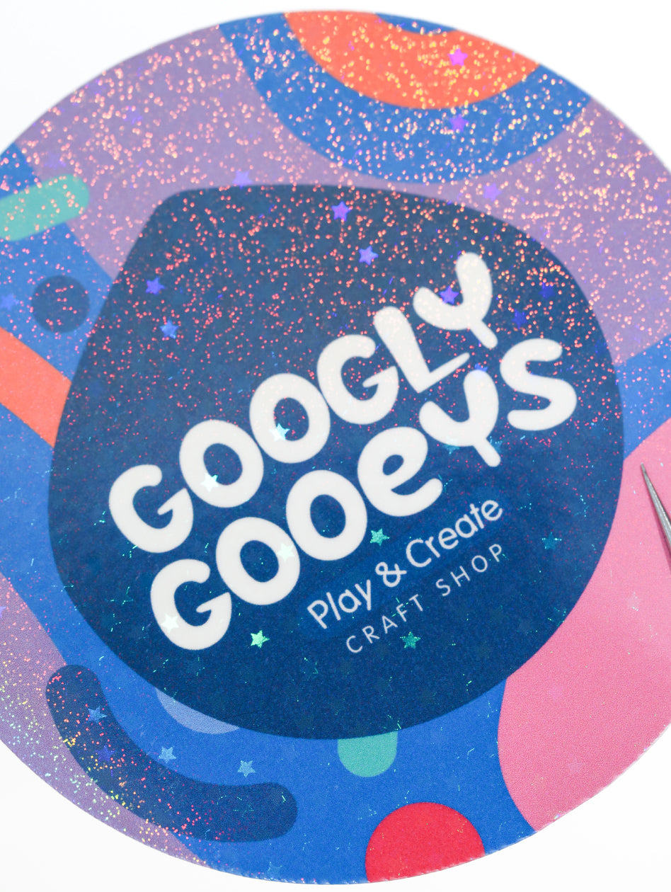 Googly Gooeys Holographic Photo Top Sticker Paper - 10 pcs | (A4) 8.5in x 11in