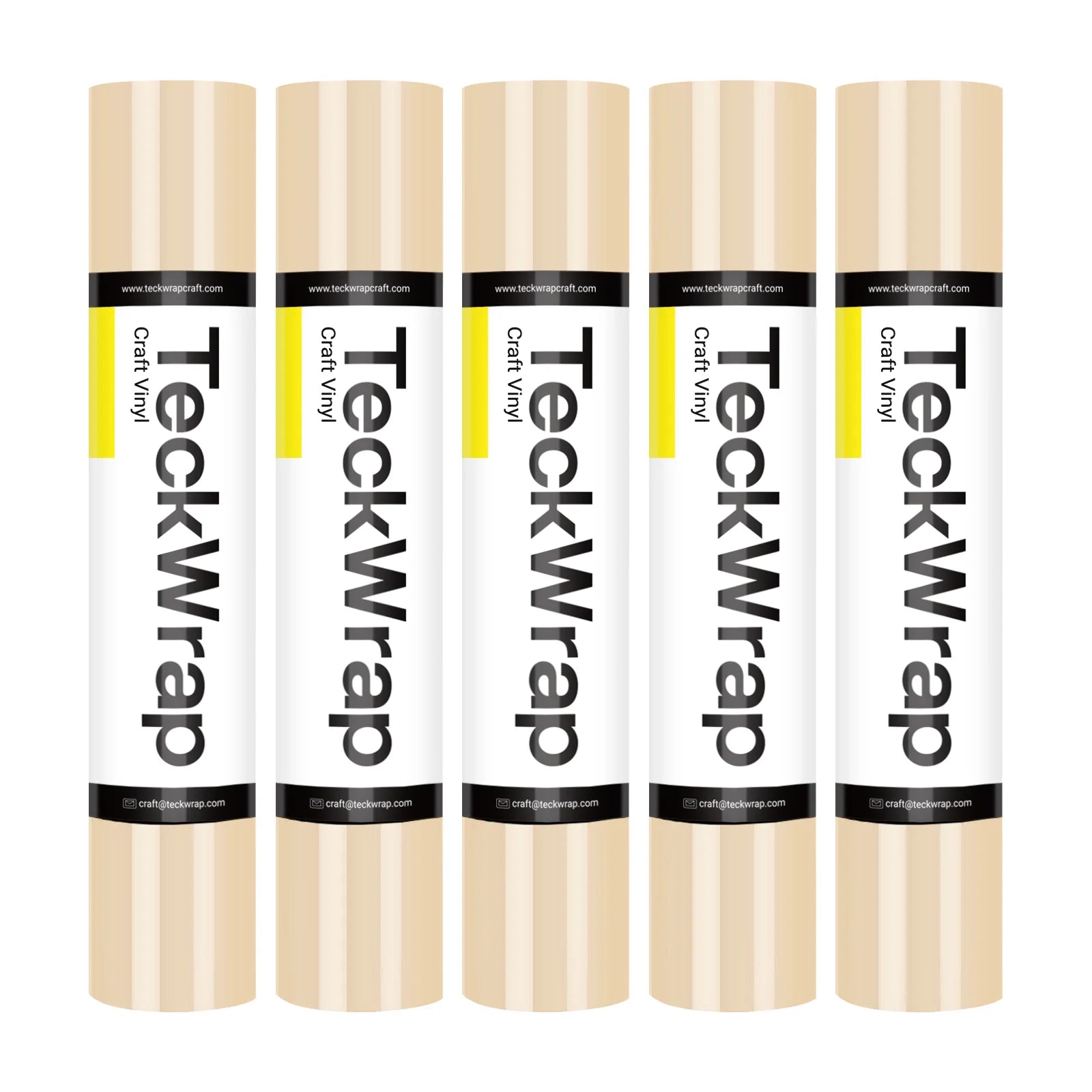 Teckwrap Economical Glossy Adhesive Vinyl Stickers | 12in x 12in