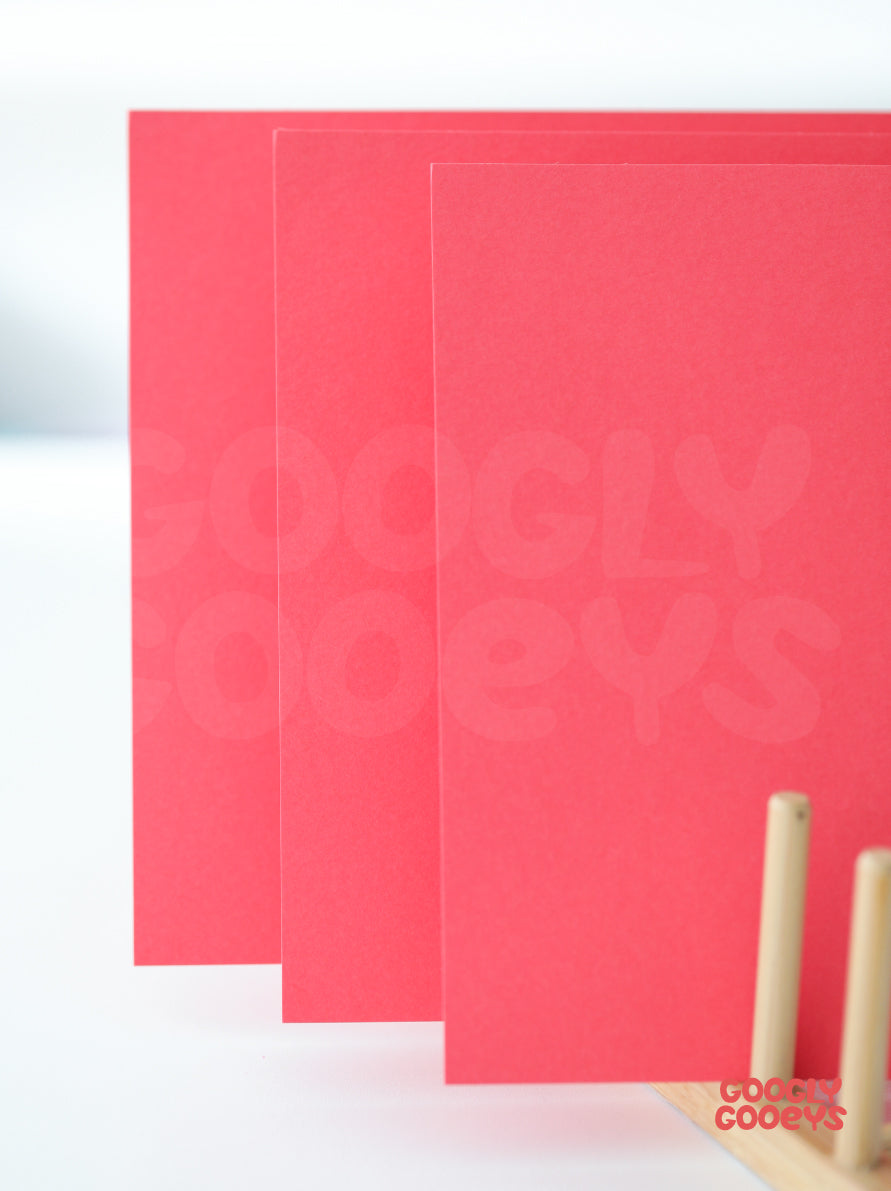 Googly Gooeys Specialty Cardstock Paper, Stationary, Greeting Cards, Invitation | 8.5in x 11 (A4) 300gsm (5pcs)