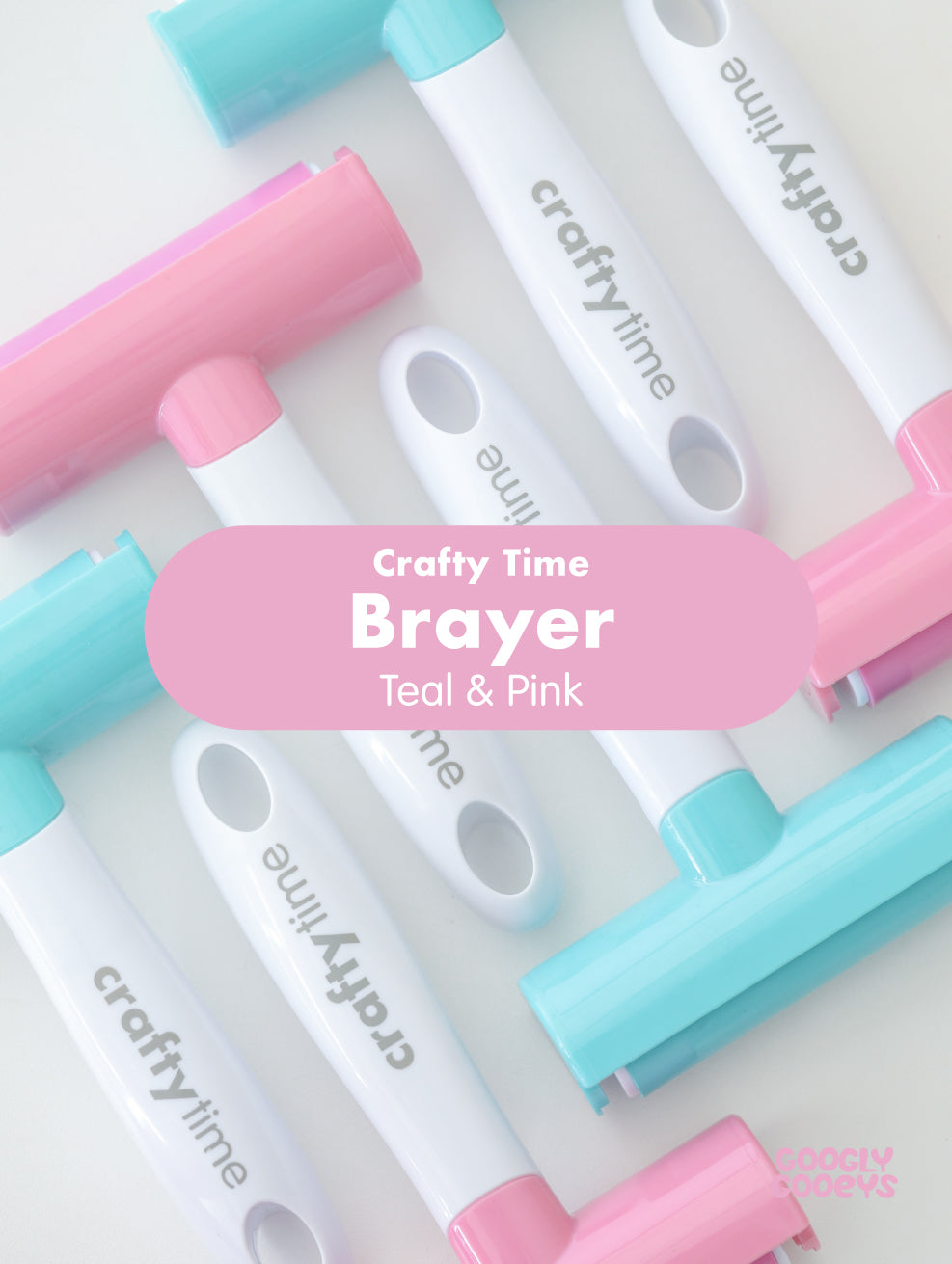 Crafty Time Brayer | Teal & Pink