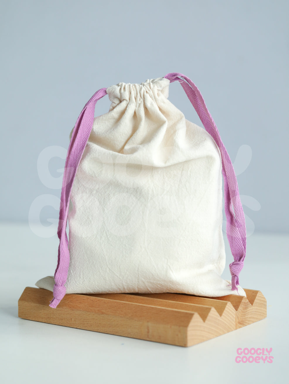 Mini Drawstring Colorful Two-tone Dual Tone Cotton Linen Tote Bag Pouch for Giveaway Souvenir (18 x 24cm)