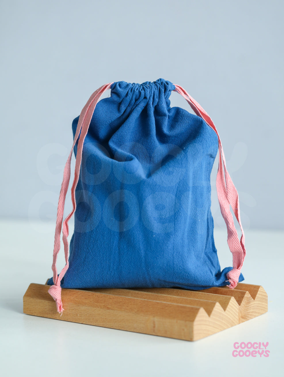 Mini Drawstring Colorful Two-tone Dual Tone Cotton Linen Tote Bag Pouch for Giveaway Souvenir (18 x 24cm)