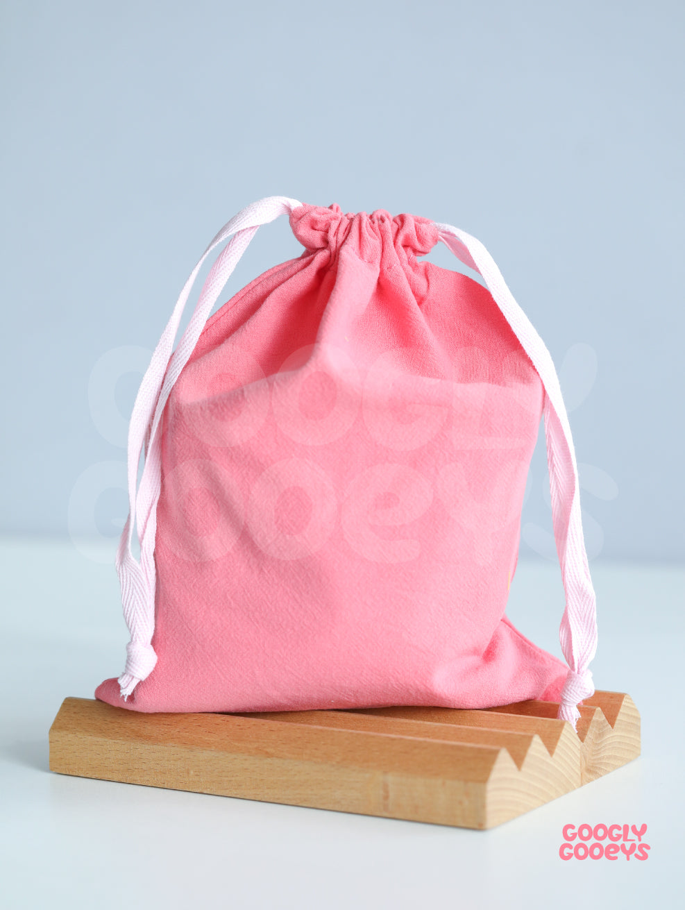 Mini Drawstring Colorful Two-tone Dual Tone Cotton Linen Tote Bag Pouch for Giveaway Souvenir (18 x 24cm)