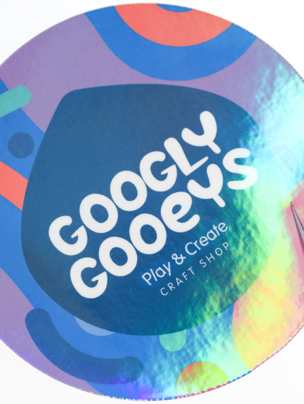 Googly Gooeys Holographic Photo Top Sticker Paper - 10 pcs | (A4) 8.5in x 11in