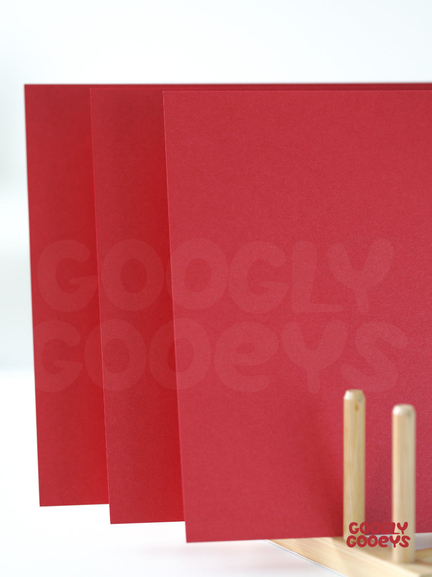 Googly Gooeys Specialty Pearl Cardstock Paper, Stationary, Greeting Cards, Invitation | 8.5in x 11 (A4) 285gsm (5pcs)