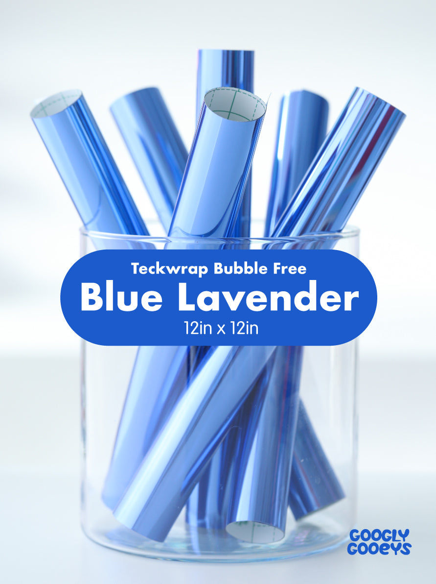 Teckwrap Bubble Free Mirror Chrome Adhesive Vinyl Stickers | 12in x 12in