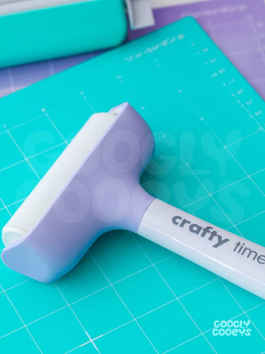 Crafty Time Tools | Squeegee, Weeder, Tweezer, Third Party Cutting Mat, Silicone Accessory Holder, Brayer and Crimper