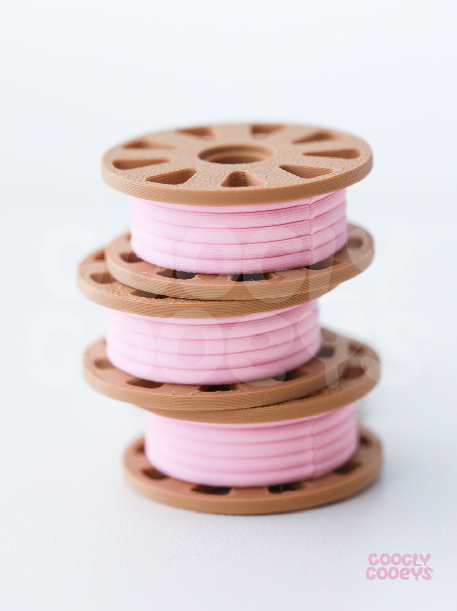 Miniature Panchroma Matte 3D Filament Disk Keychain, Keyholder, Panchroma Matte Swatches | 3.5 cm x 3.5cm x 1.5cm
