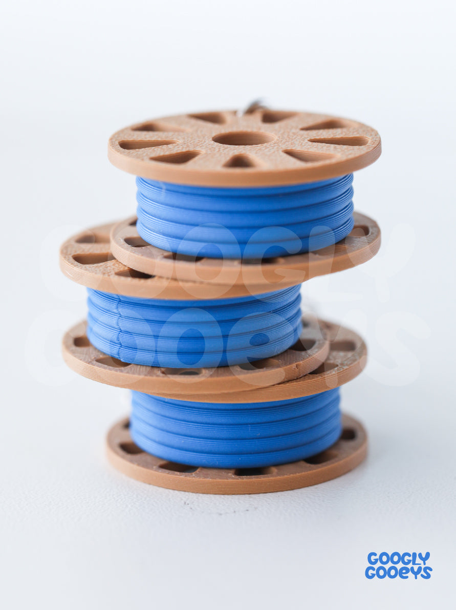 Miniature Panchroma Matte 3D Filament Disk Keychain, Keyholder, Panchroma Matte Swatches | 3.5 cm x 3.5cm x 1.5cm