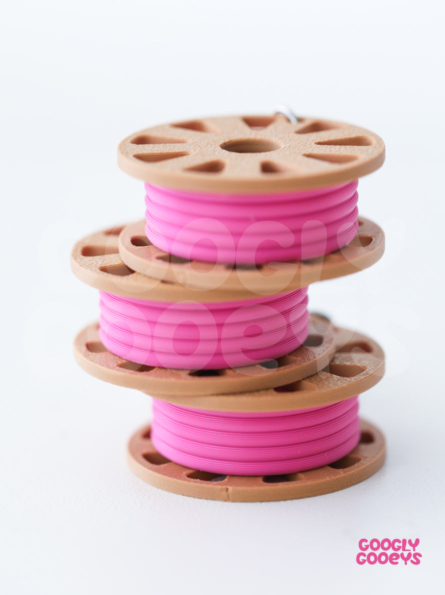 Miniature Panchroma Matte 3D Filament Disk Keychain, Keyholder, Panchroma Matte Swatches | 3.5 cm x 3.5cm x 1.5cm