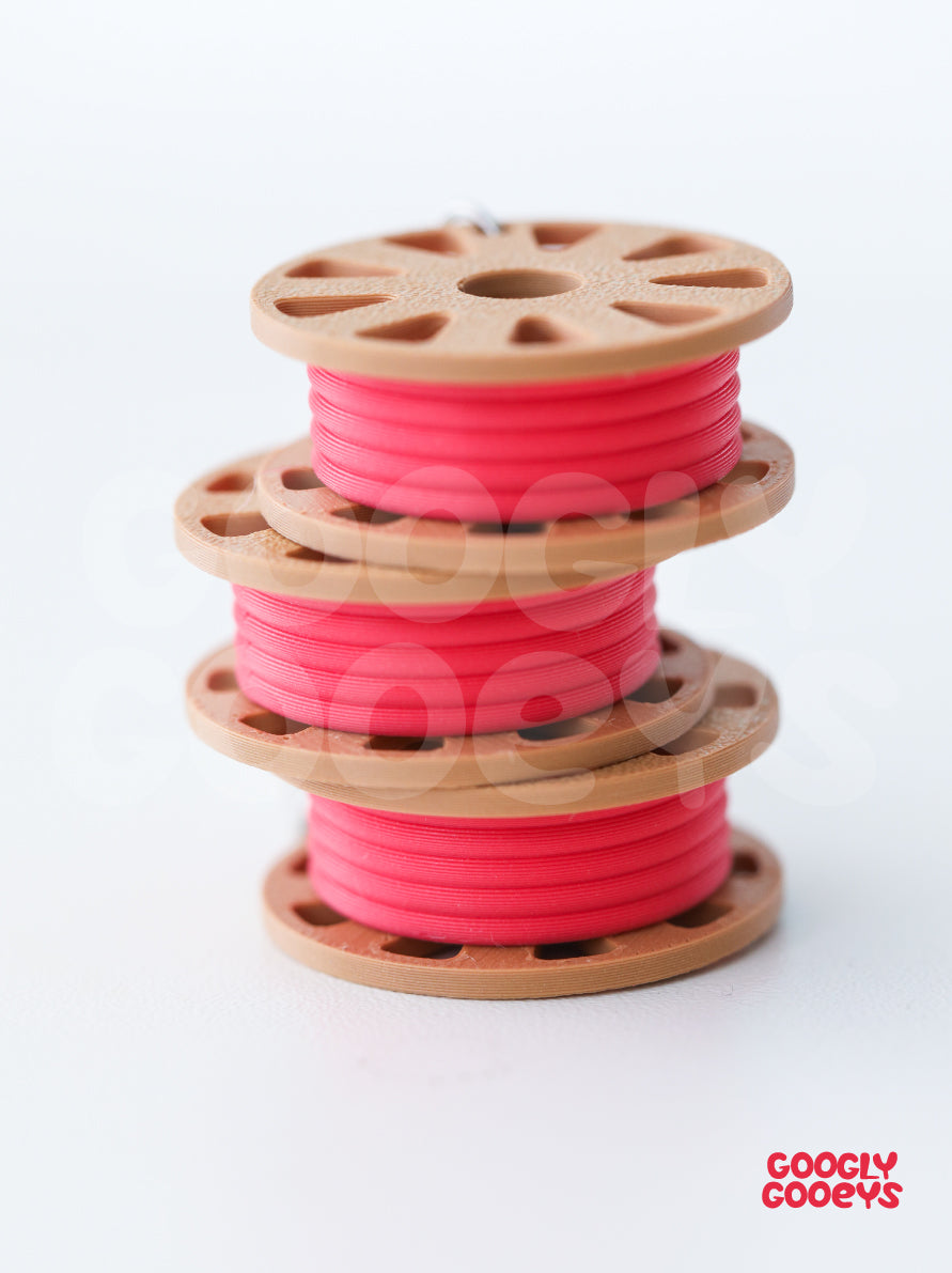 Miniature Panchroma Matte 3D Filament Disk Keychain, Keyholder, Panchroma Matte Swatches | 3.5 cm x 3.5cm x 1.5cm