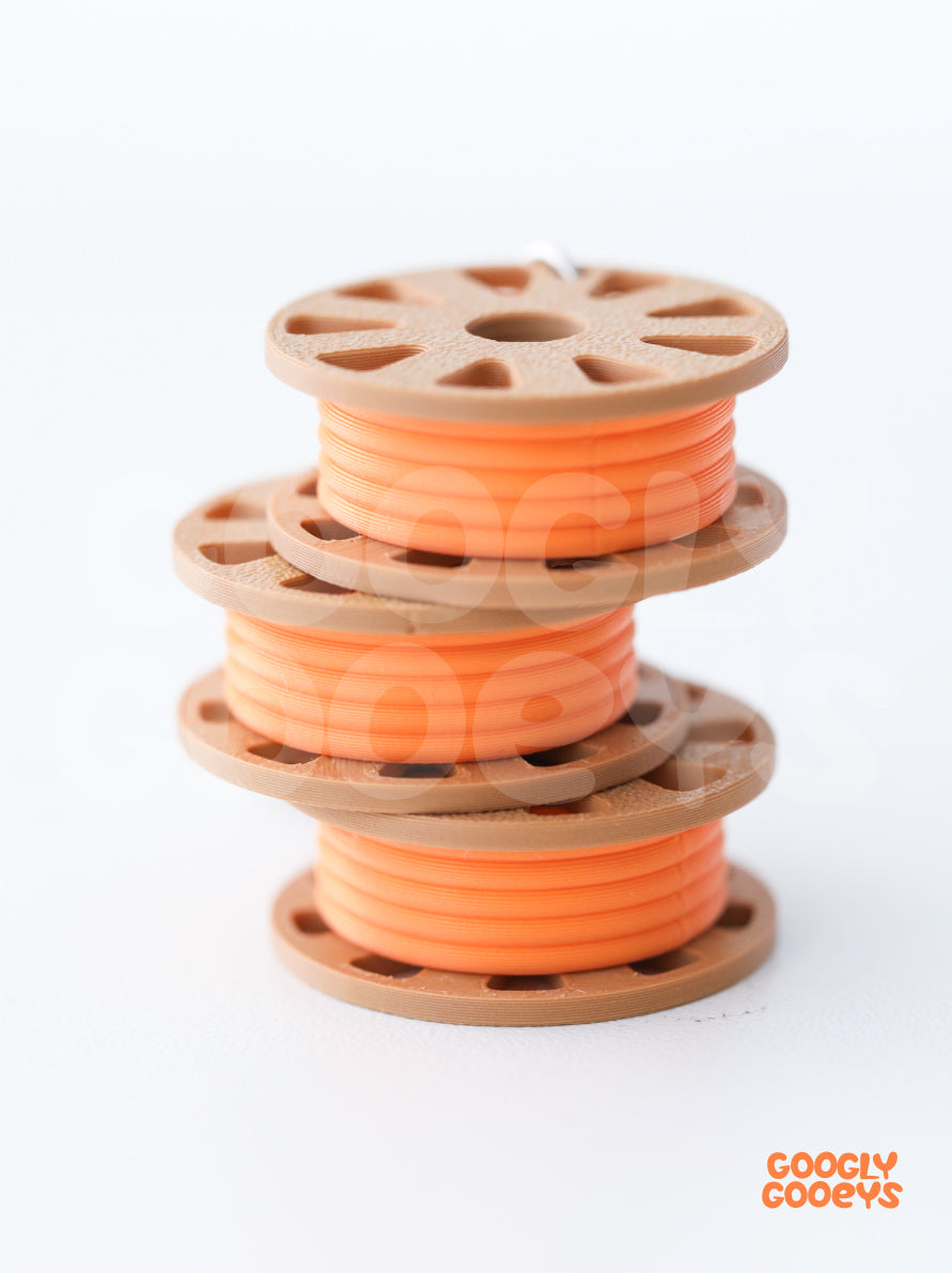 Miniature Panchroma Matte 3D Filament Disk Keychain, Keyholder, Panchroma Matte Swatches | 3.5 cm x 3.5cm x 1.5cm