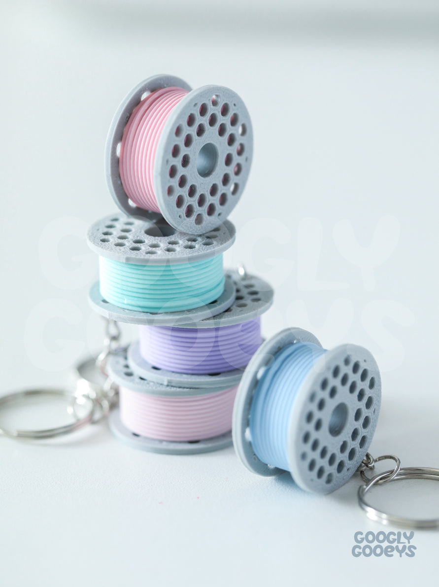 Miniature Kexcelled K5 PLA Matte 3D Filament Disk Toy Keychain, Keyholder, Kexcelled Swatches | 3.5 cm x 3.5cm x 1.5cm