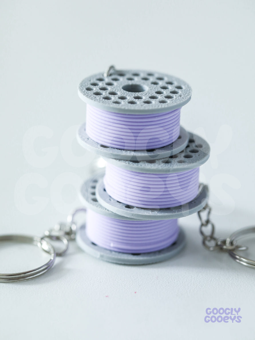 Miniature Kexcelled K5 PLA Matte 3D Filament Disk Toy Keychain, Keyholder, Kexcelled Swatches | 3.5 cm x 3.5cm x 1.5cm