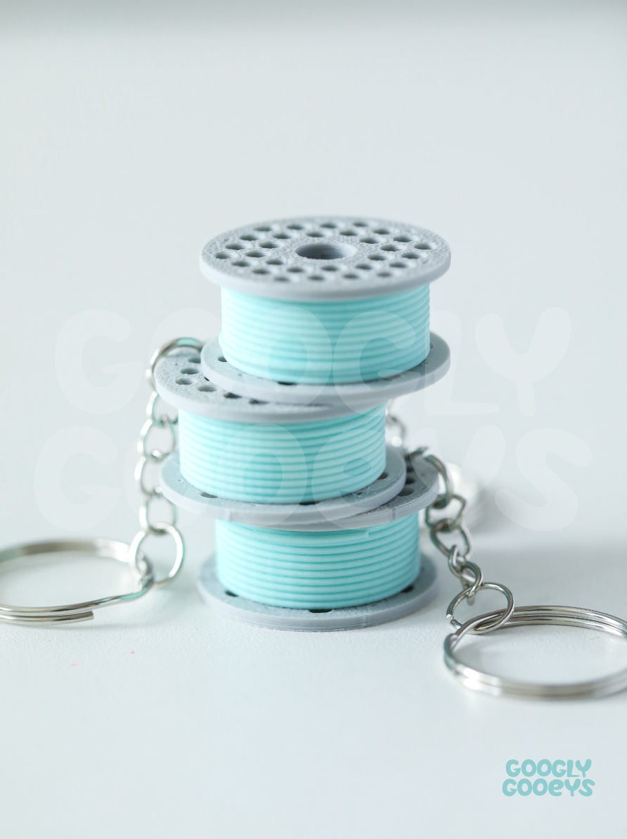 Miniature Kexcelled K5 PLA Matte 3D Filament Disk Toy Keychain, Keyholder, Kexcelled Swatches | 3.5 cm x 3.5cm x 1.5cm