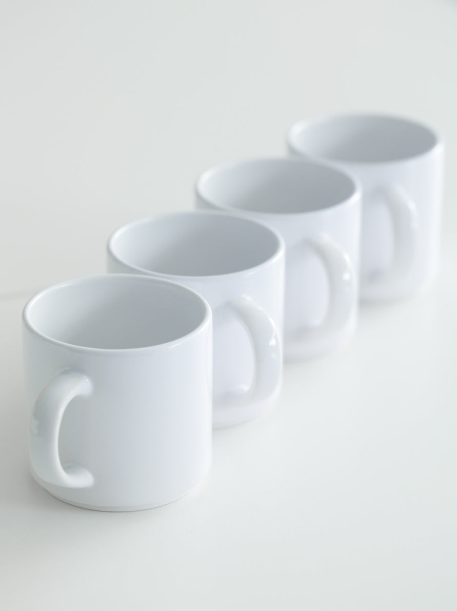 Cricut Stackable Infusible Ceramic Blank Mug (Set of 4) 10 oz. (300 ml)