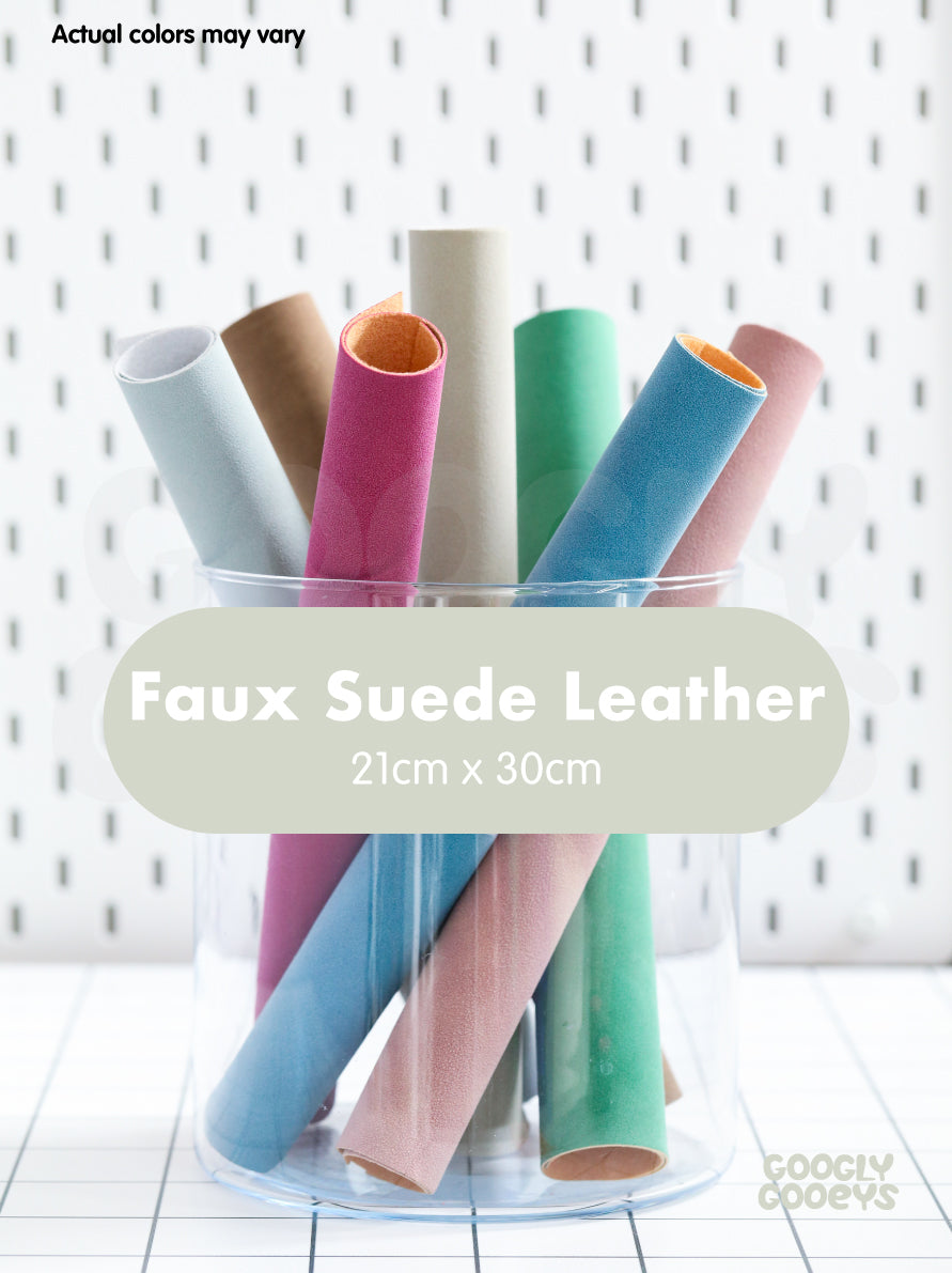 Faux Suede Leather | 21cm x 30cm