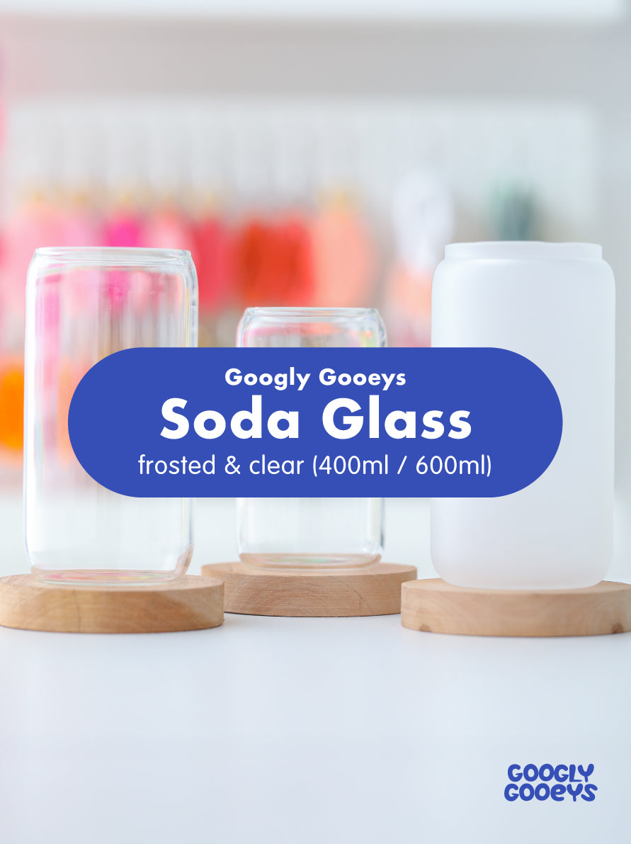 Soda Glass | DIY Crafting Project Personalize (400ml & 600ml)