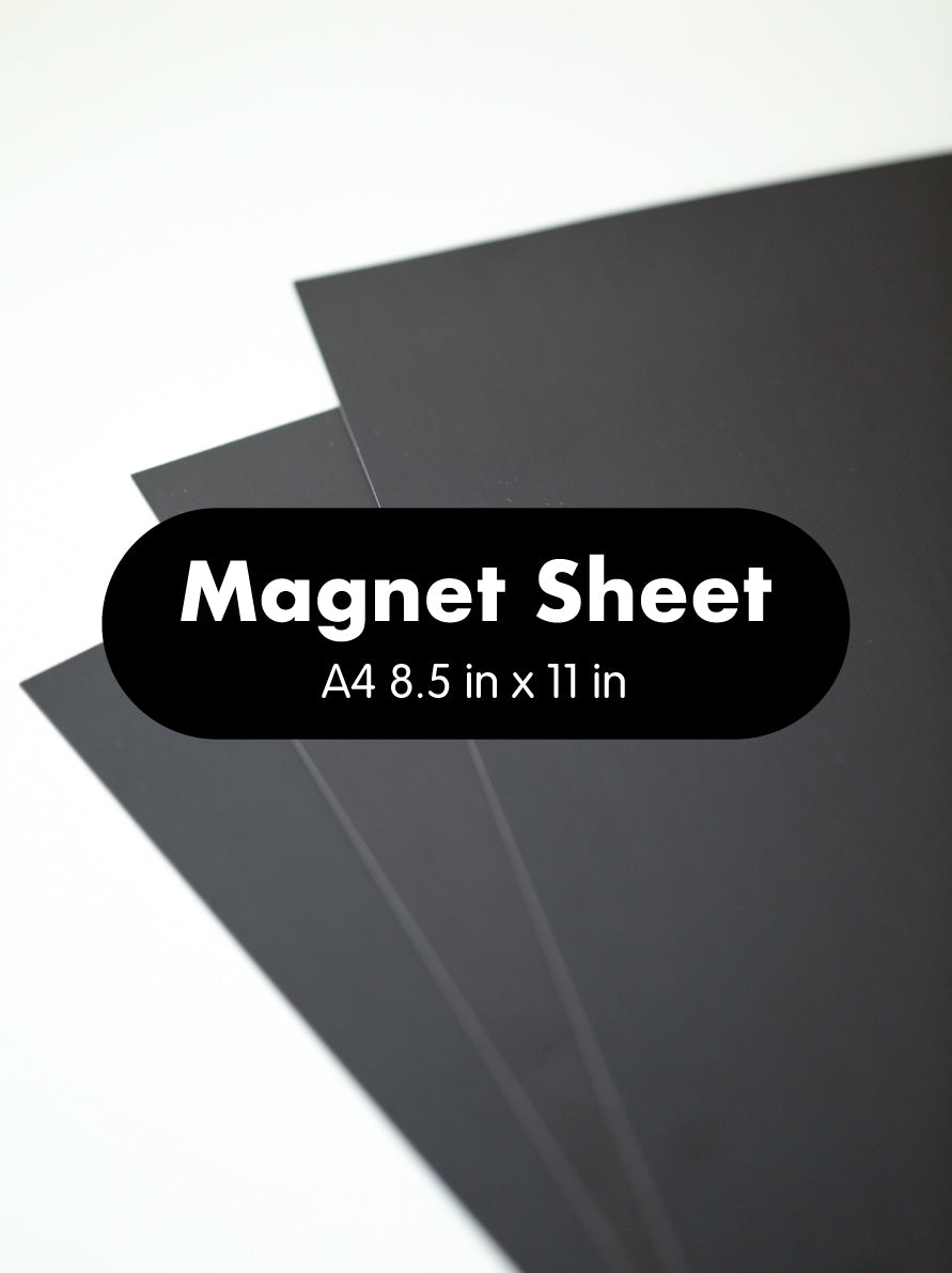 Magnetic Sheet A4 (per sheet) | Ref Magnet for Cutting Machines Cricut Brother Siser (No Adhesive)