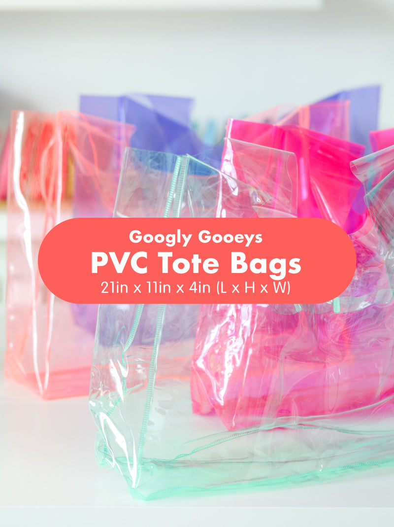 PVC Tote Bag 21x11x4 inches (LxHxW)