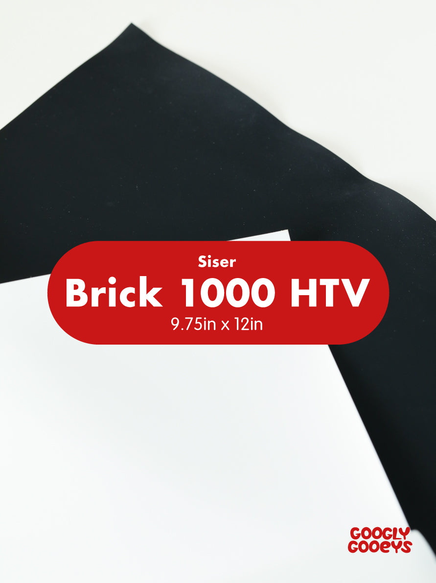 Siser Brick 1000 Heat Transfer Vinyl (HTV) Iron-on for Shirts Bags Caps | 9.75in x 12in